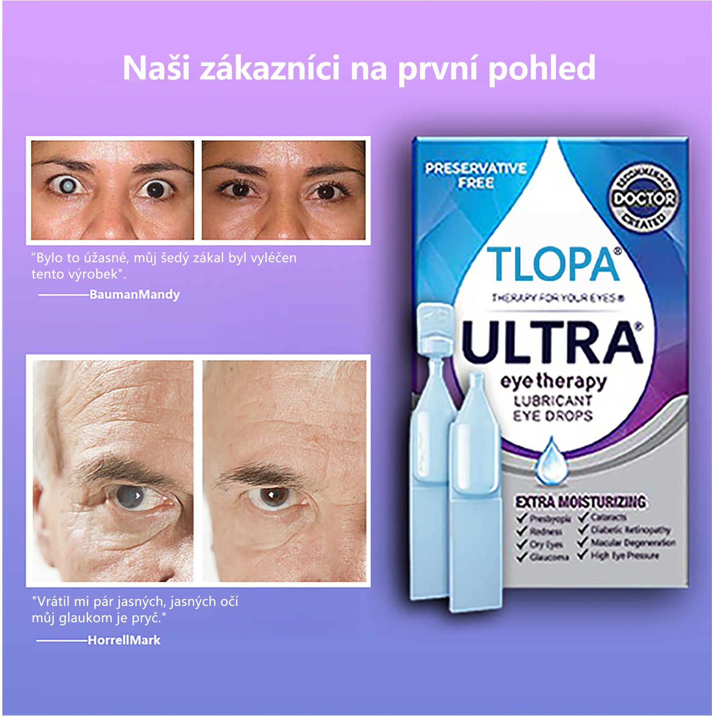 TLOPA™ Oční terapeutické kapky Ultra